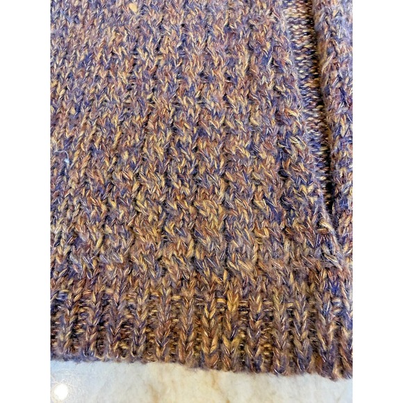 Dress Barn Womens Acrylic Blend Open Sweater Vest Browns/Metallic Gold Size Med - Picture 9 of 10